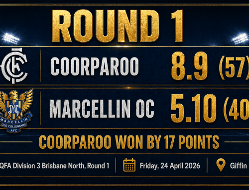 ROUND 1 – 2026 | MARCELLIN V COORPAROO | GIFFIN PARK